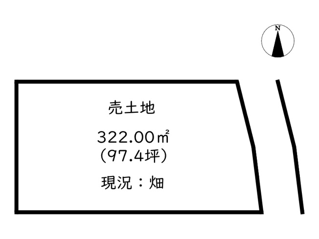 【土地図】 | 姫路市網干区津市場／売土地