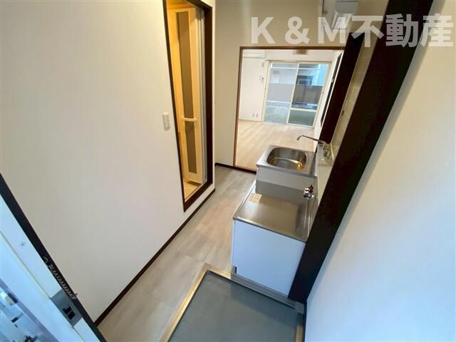 コーポラス久米の玄関|きれいな玄関です