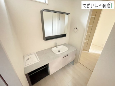 【独立洗面台】 | Livele Garden.S寄居町桜沢　新築住宅 | ≪3号棟≫
現地(2026年3月撮影)