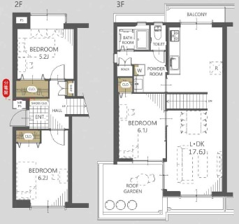 【間取り】 | 入船中央エステート　52号棟