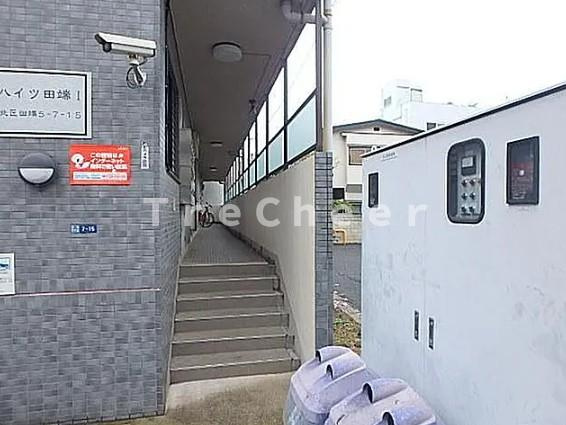 ハイツたばたⅠのエントランス