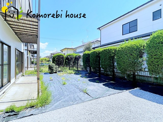 比企郡川島町　1期　中古一戸建ての庭|お庭でゆったりと過ごせます