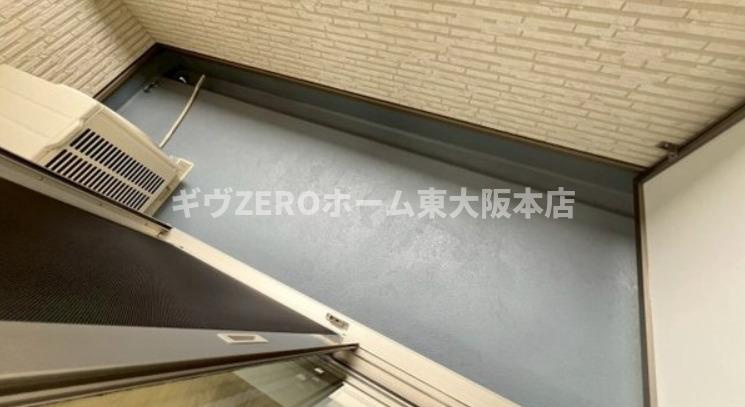 クレアール八戸ノ里のバルコニー