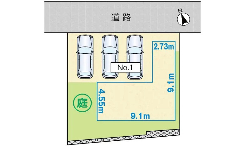 広島市安佐北区可部６丁目　土地の土地図