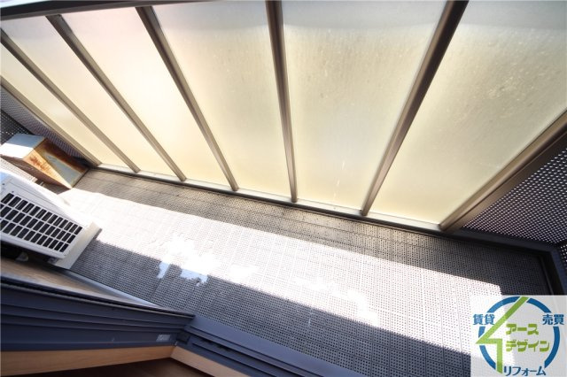 ハートフルハイツのバルコニー