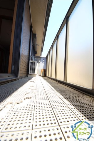 ハートフルハイツのバルコニー