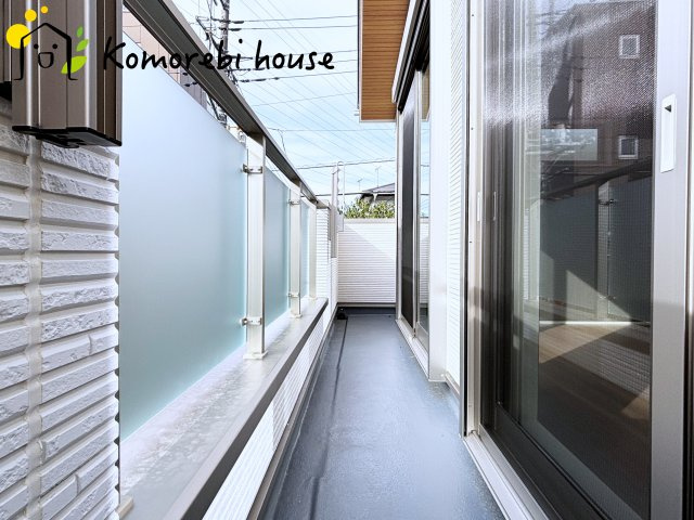 さいたま市北区日進町2丁目　新築一戸建て　01のバルコニー|バルコニーです