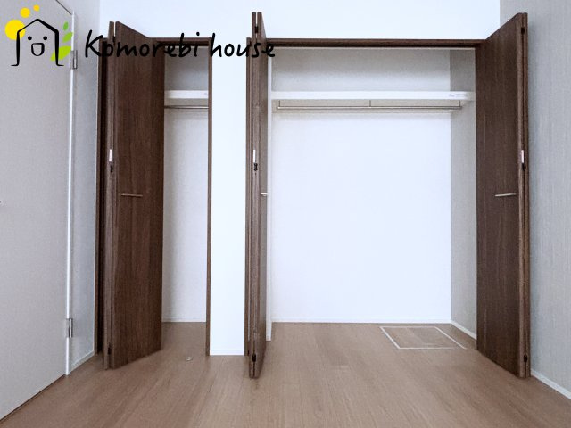 さいたま市北区日進町2丁目　新築一戸建て　01の収納|クローゼットです