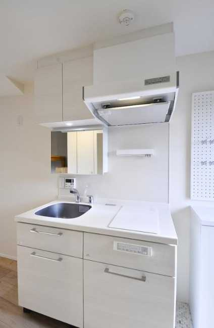 グランレジデンス駒沢大学S　礼金0　最上階角部屋　デザイナーズのキッチン