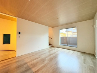 【居間・リビング】 | 川越市稲荷町　新築分譲　東武東上線『上福岡駅』徒歩13分　【高階南小学区】