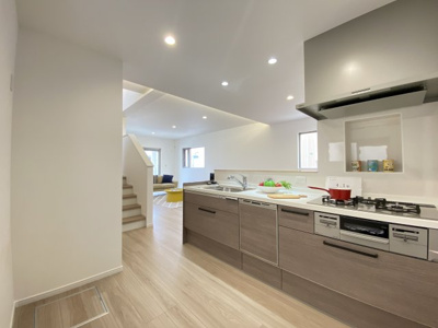 【キッチン】 | 南城市玉城船越Ⅱ（全11棟）7・9・10号棟 | 10号棟　ビルトイン食洗機付き♪