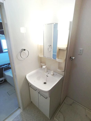 【洗面所】 | グランドキャッスルＦＵＫＵＣＨＩ　Ｂ