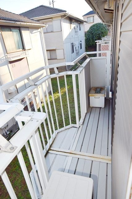 泉タウン２０のバルコニー