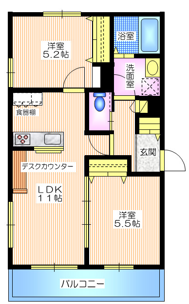 Ｍａｉｓｏｎ　ｄｅ　ｅｓｐｏｉｒの間取り