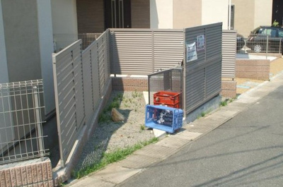 【その他共用部分】 | アンソレイユ鶴川10 | 敷地内ごみ置き場でごみ出しもらくらく～♪忙しい社会人さんや主婦さんにもうってつけ！