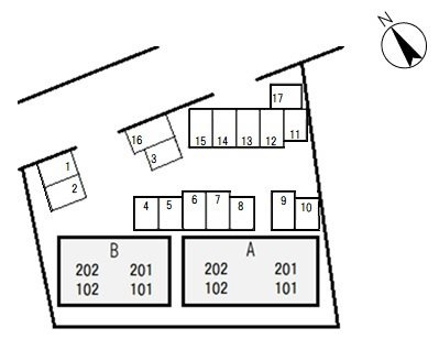 【区画図】 | あっぷるはうすB