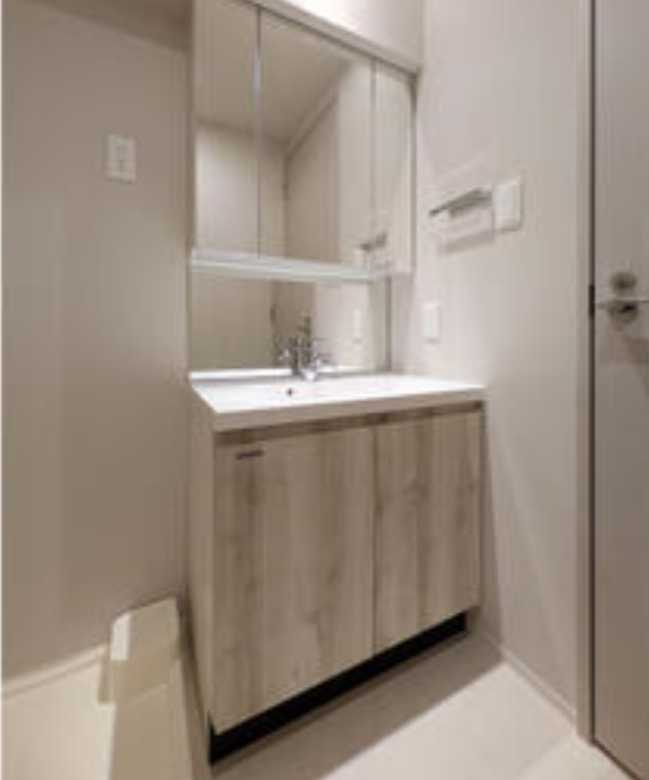 グレーシアフィット三軒茶屋　新築　ペット相談　駐車場の洗面所