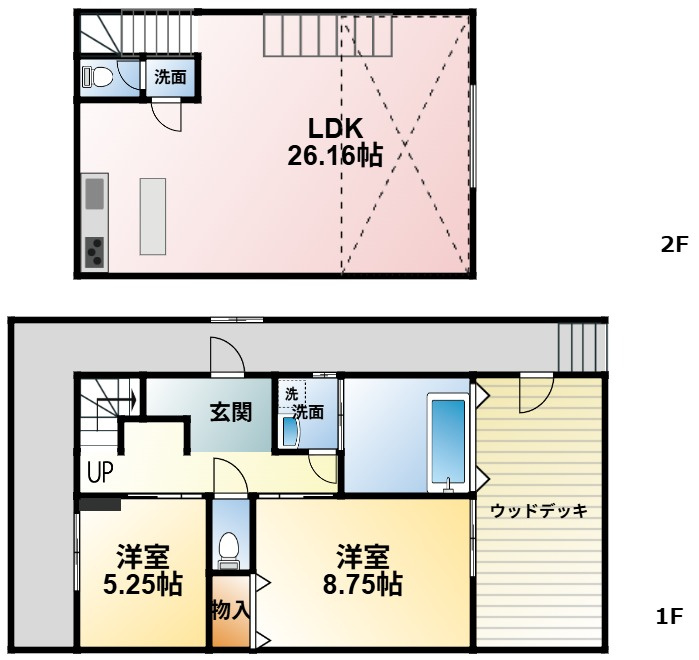 Loaplata Cube C棟の間取り