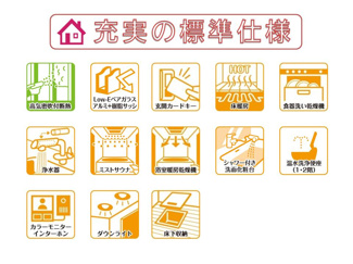 【洗面所】 | 現地写真（Ａ号地洗面）シャワー付き洗面化粧台