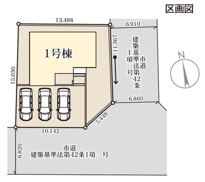 【区画図】 | Livele Garden.S　笹谷第１２　１号棟 | ★内覧予約で新米4kg★