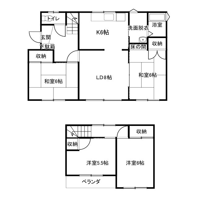 興津２丁目29貸家の間取り