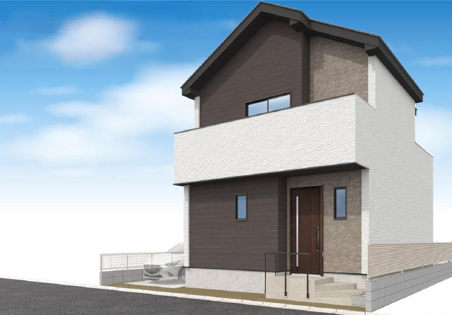 練馬区南大泉2丁目　堂々完成　低層エリアの限定1棟の外観パース