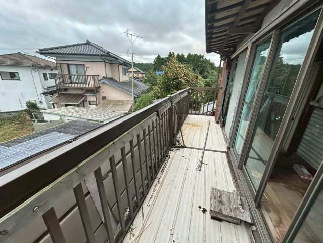 いすみ市大原　中古戸建のバルコニー