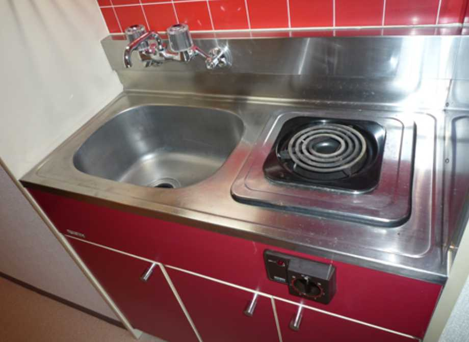 TOP三軒茶屋第4　礼金0　システムキッチン　角部屋のキッチン