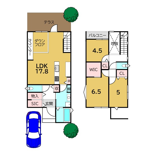 下鴨北園町 土地の参考プラン