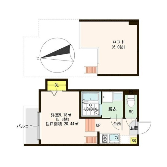 【間取り】 | リバーサイドテラス中宮