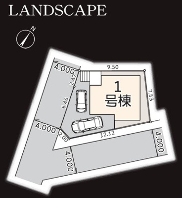 【区画図】 | 大和市上和田第2 新築戸建 全1棟