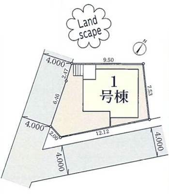 【区画図】 | 大和市上和田第2 新築戸建 全1棟