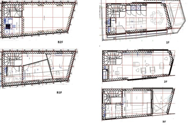 港区西麻布　中古戸建の間取り