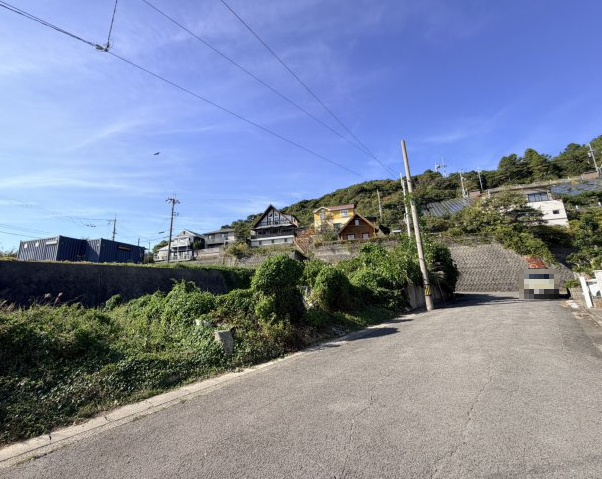 和歌山市加太・土地・56950の前面道路含む現地写真