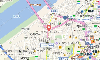 【地図】 | アイビス新梅田