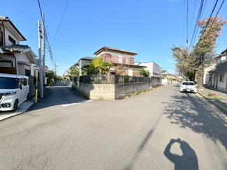 【前面道路含む現地写真】 | 狭山市水野　建築条件なし売地　西武新宿線『入曽駅』徒歩10分　【南小学区】