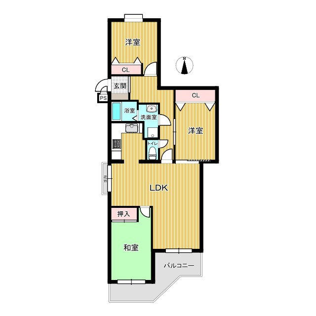 エスポア名東の間取り