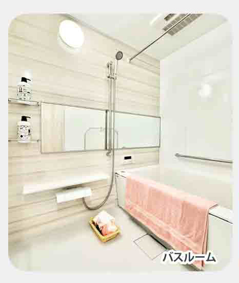 レスポワール東みずほ台2の浴室|1日の疲れを癒せる落ち着いたバスルーム