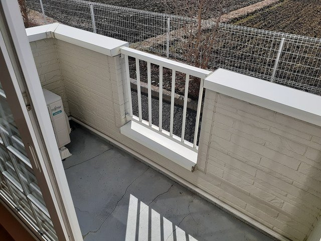 アカシア　Ａのバルコニー|広々としたバルコニーです