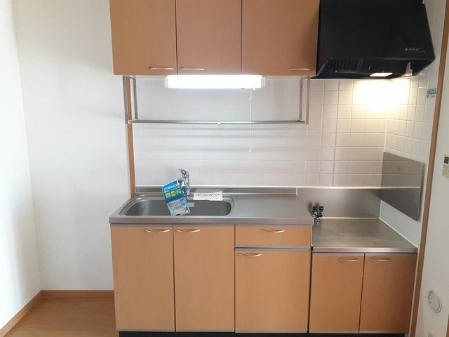 アカシア　Ａのキッチン|コンパクトなキッチンで掃除もラクラク