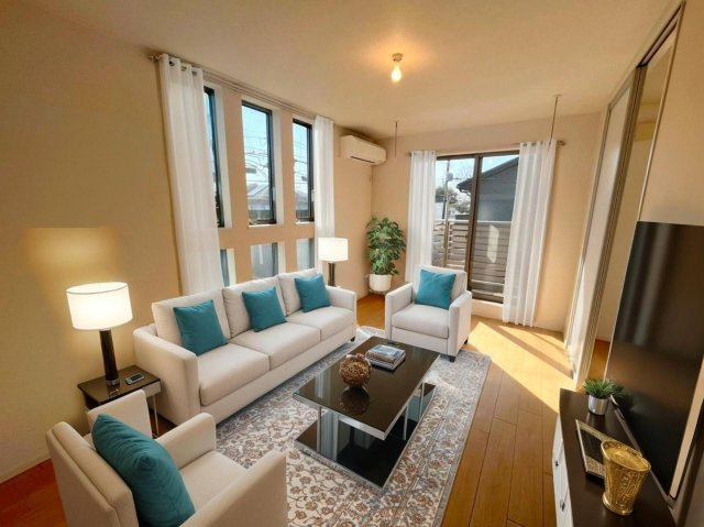 メゾン南荻窪の居間・リビング|※家具はAI生成の為付属しておりません。あらかじめご了承ください。