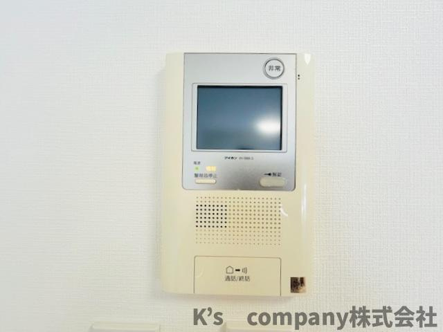 ◎茅ヶ崎市中島　ベルパーク湘南茅ヶ崎E館のセキュリティ|訪問者の顔が確認できるテレビモニター付きインターフォン☆