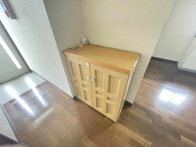 コインランドリー2階の収納