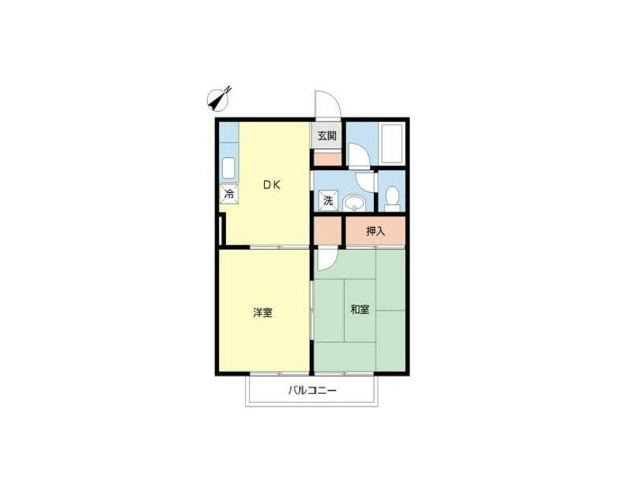 アサヒコーポⅠの間取り