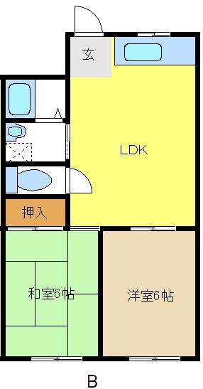 ホワイトメゾン原の間取り