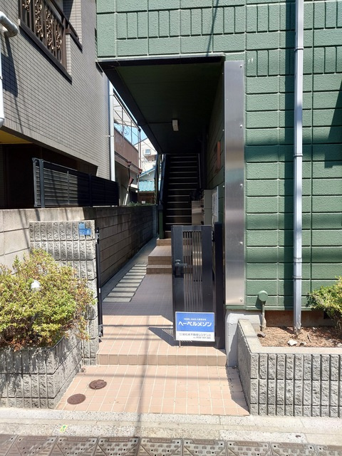 グリーンハイツのエントランス