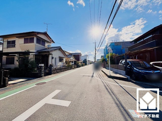 草津市西矢倉３丁目　第1期　2号棟の前面道路含む現地写真|11月7日　現地写真更新