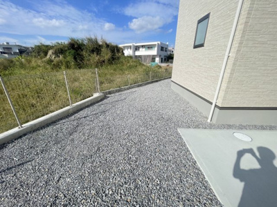 【庭】 | 沖縄市園田（全2棟）1号棟 | 1号棟　広々お庭スペース♪