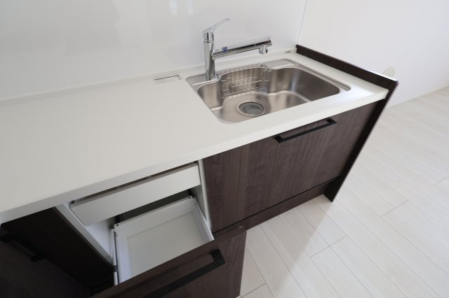 《仲介手数料無料》北区櫛引町２丁目25-3新築一戸建てミラスモのキッチン|撮影日 2025年12月4日 10:15 晴れ