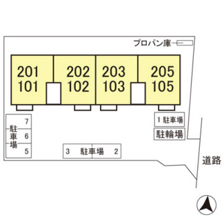 【区画図】 | グリーンコート　弐番館